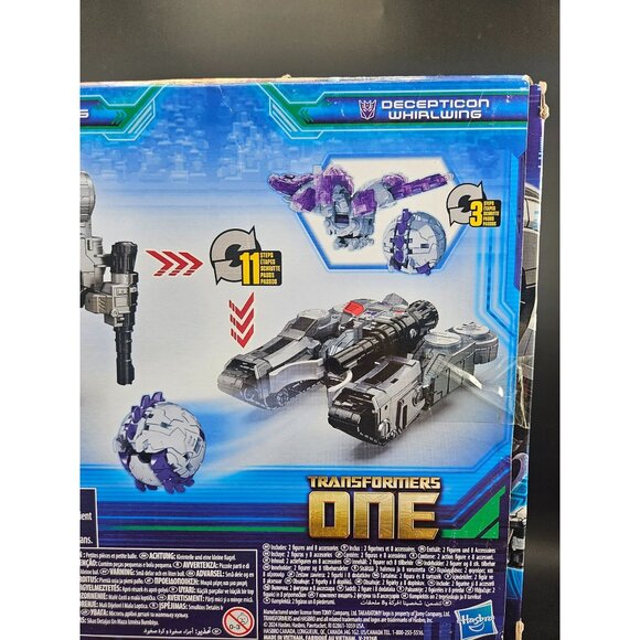 Transformers One Megatron D-16 Action Figure & Decepticon Whirlwing Robot Toy - Picture 7 of 8